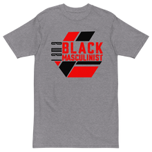 Load image into Gallery viewer, I Am A Black Masculinist (Red) - Men’s premium heavyweight tee
