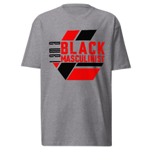 Load image into Gallery viewer, I Am A Black Masculinist (Red) - Men’s premium heavyweight tee
