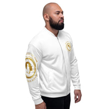 Load image into Gallery viewer, IBMS Bomber Jacket (Unisex White)