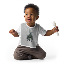 Load image into Gallery viewer, Black Boys' Joy Embroidered Baby Bib