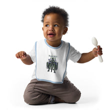 Load image into Gallery viewer, Black Boys' Joy Embroidered Baby Bib
