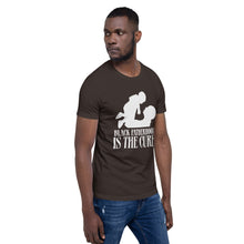 Load image into Gallery viewer, Black Fatherhood Is the Cure Unisex T-Shirt