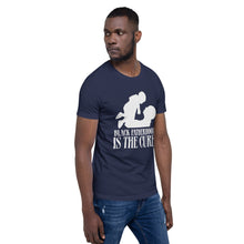 Load image into Gallery viewer, Black Fatherhood Is the Cure Unisex T-Shirt