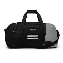 Load image into Gallery viewer, Black Masculinist Adidas Duffle Bag
