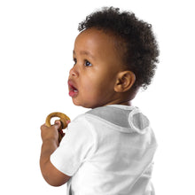 Load image into Gallery viewer, Black Boys' Joy Embroidered Baby Bib
