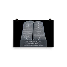 Load image into Gallery viewer, Black Brotherhood Commandments Photo Paper Poster
