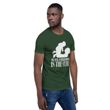 Load image into Gallery viewer, Black Fatherhood Is the Cure Unisex T-Shirt
