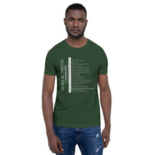 Load image into Gallery viewer, Black Brotherhood Commandments Unisex T-Shirt (Design #2)
