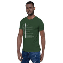 Load image into Gallery viewer, Black Brotherhood Commandments Unisex T-Shirt (Design #2)
