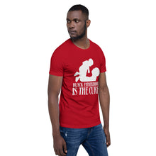 Load image into Gallery viewer, Black Fatherhood Is the Cure Unisex T-Shirt

