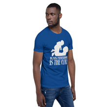 Load image into Gallery viewer, Black Fatherhood Is the Cure Unisex T-Shirt
